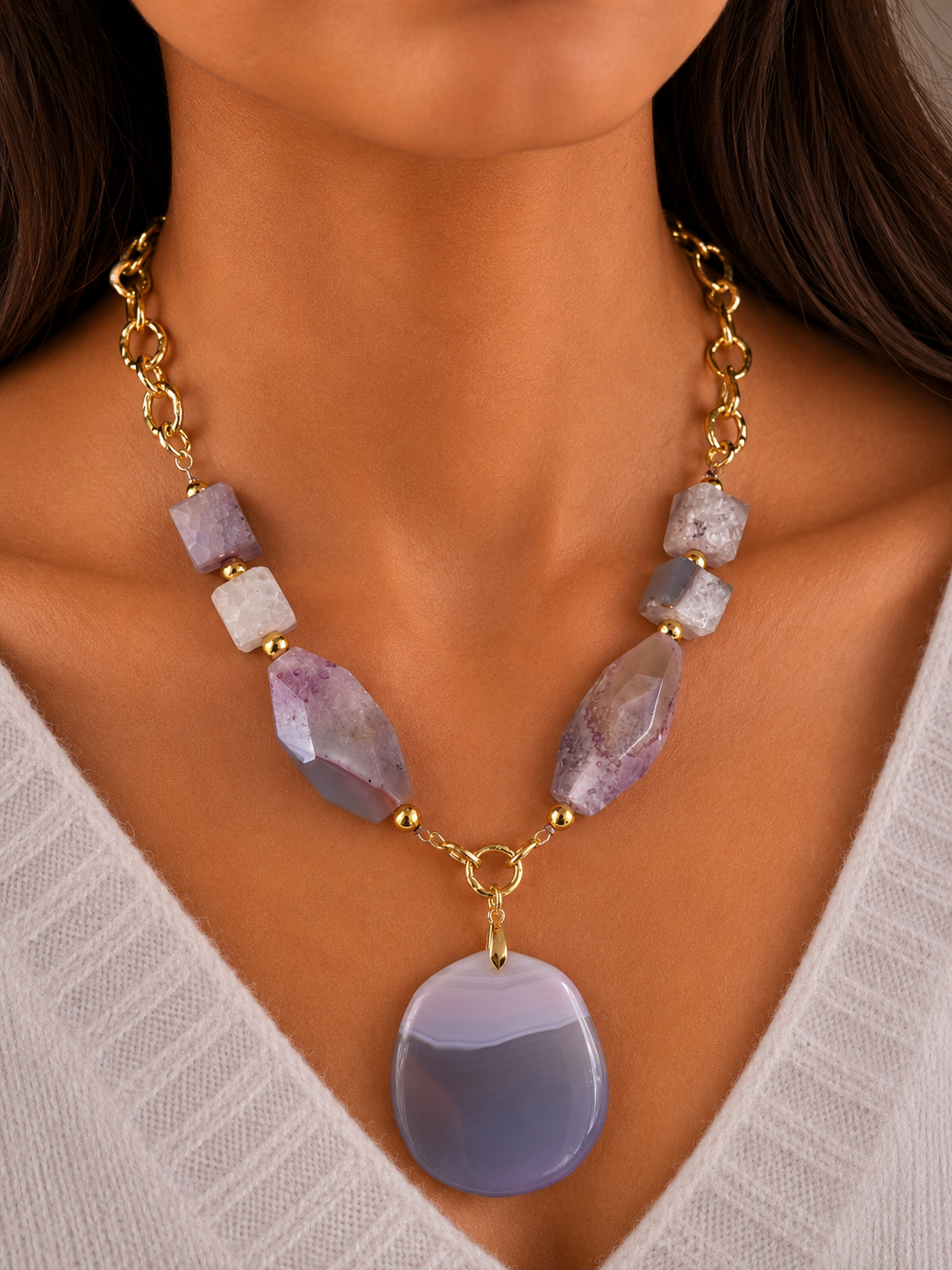 Stone necklace