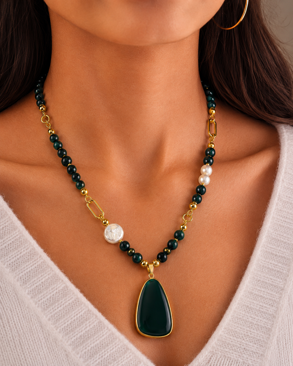 Stone necklace