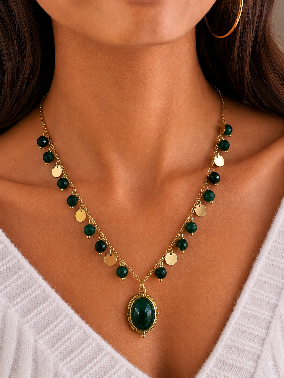 Stone necklace