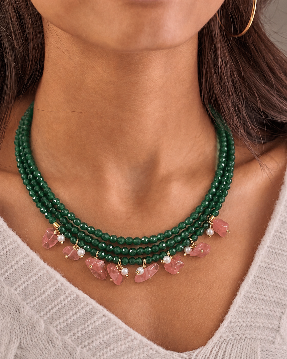 Stone necklace