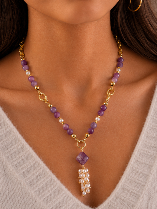 Stone necklace