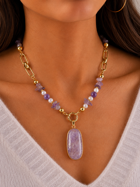Stone necklace
