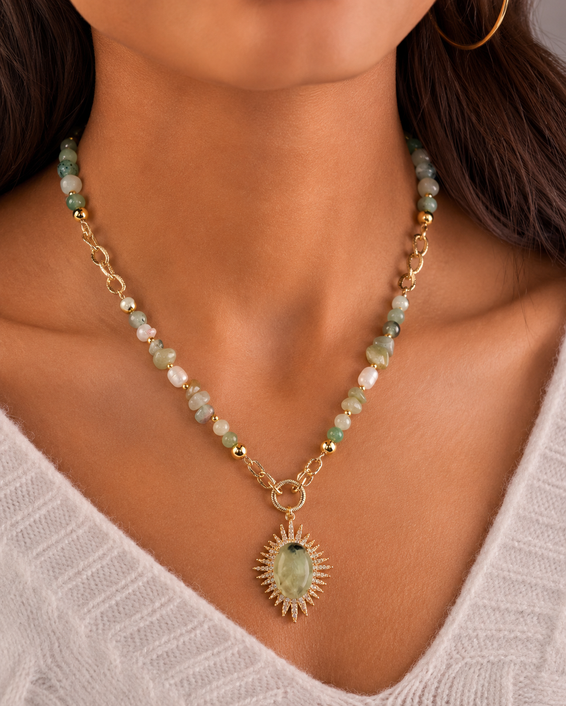 Stone necklace