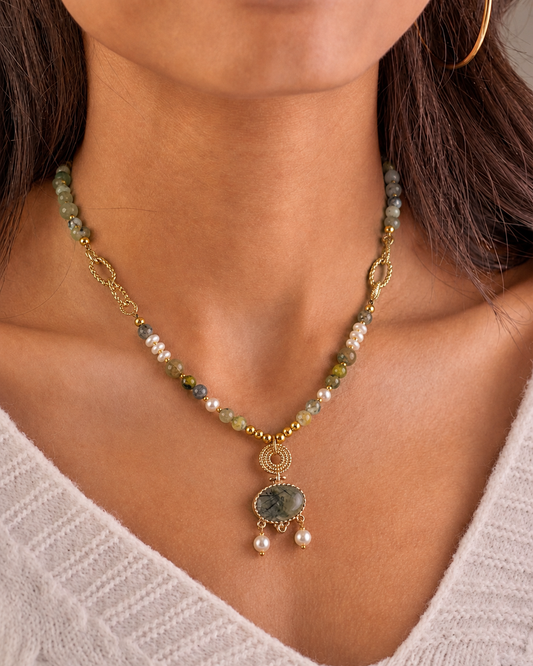 Stone necklace