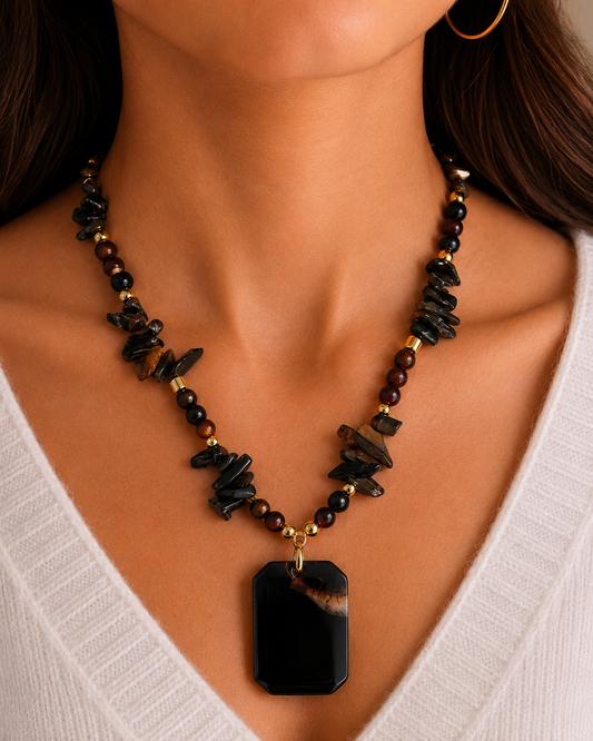 Stone necklace